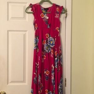 Sale Special! New Jessica Simpson Pink Floral Midi Dress